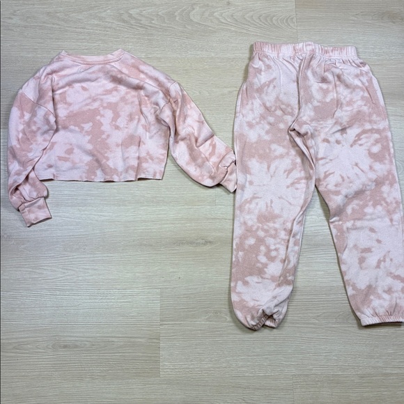 Star Wars Tie Dye Pink Loungewear Set - Top 4/5, Bottom 6/6X Baby Yoda PRECIOUS - Picture 8 of 8